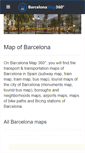 Mobile Screenshot of barcelonamap360.com
